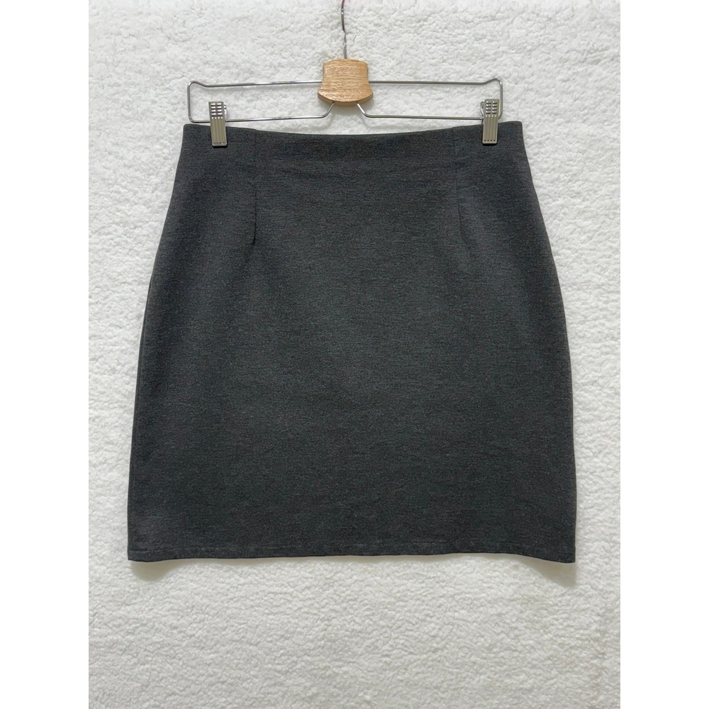 NY&CO‎ Gray Mini Skirt Women's Large Business Casual Career Office